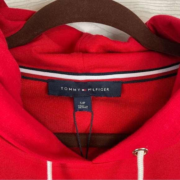 Tommy Hilfiger Red Terry Dress Logo Size Small NWT - Picture 5 of 7